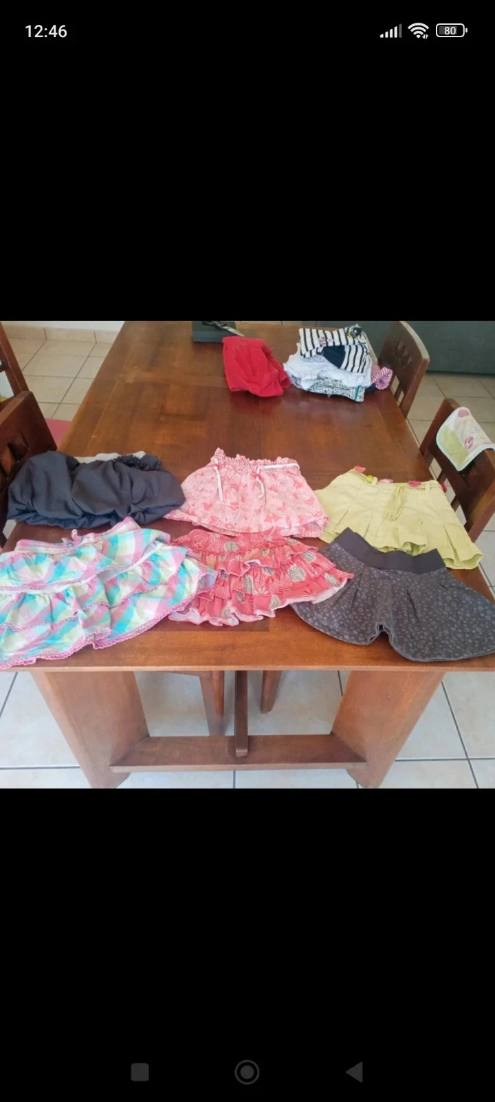Lot de 6 jupes 3 ans printemps été fille